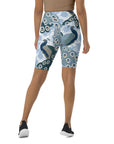 Peacock Biker Shorts