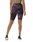 Purple Space Biker Shorts