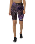 Purple Space Biker Shorts