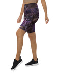 Purple Space Biker Shorts