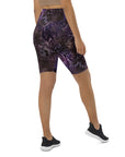 Purple Space Biker Shorts