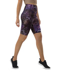 Purple Space Biker Shorts