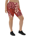 Wild Cheetah Biker Shorts