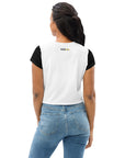 White/Black Crop Tee