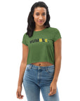 Dark Green Crop Tee