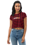 Checker Crop Tee