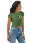 Dark Green Crop Tee