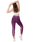 Purple/Pink Leggings with pockets