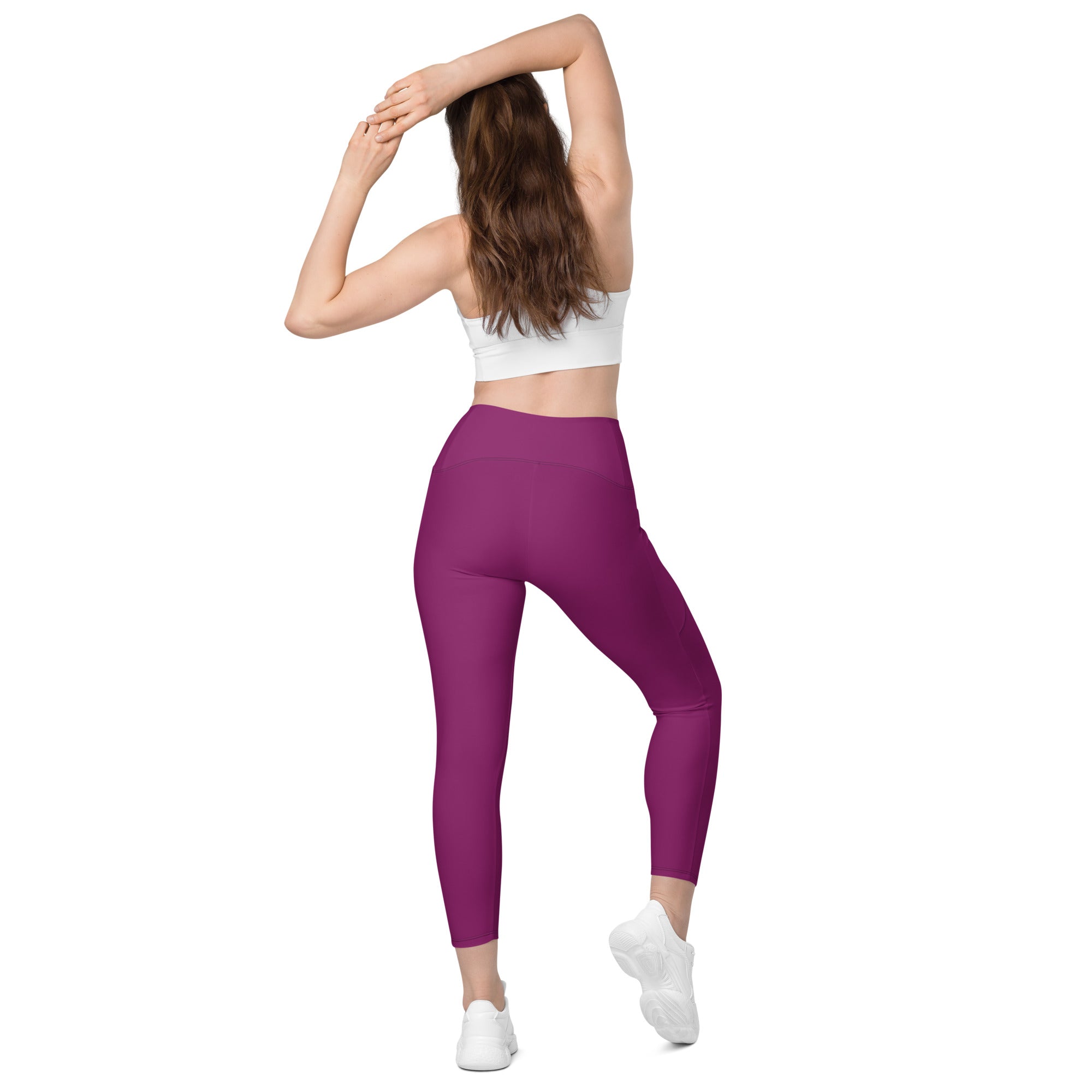 Eggplant Leggings with pockets