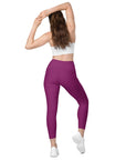 Eggplant Leggings with pockets