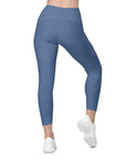 Kashmir Blue Leggings with pockets