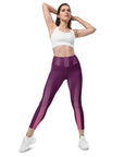 Purple/Pink Leggings with pockets