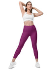 Eggplant Leggings with pockets