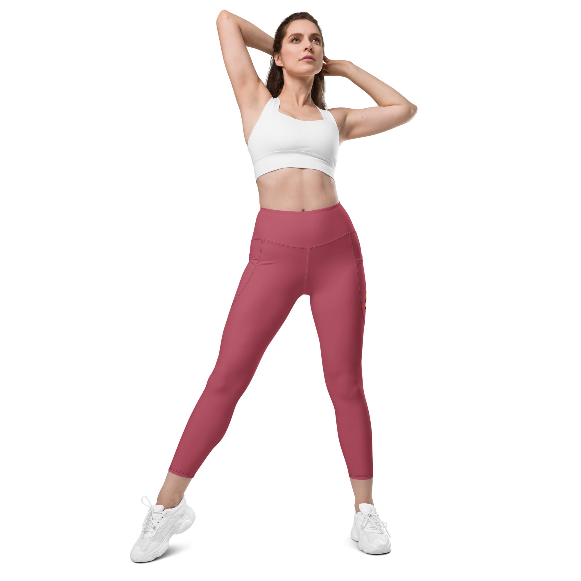Hippie Pink Leggings with pockets