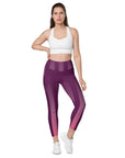 Purple/Pink Leggings with pockets