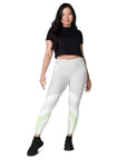 Grey/Lime Leggings with pockets