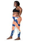 Orange/Blue Leggings with pockets