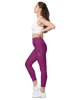 Eggplant Leggings with pockets