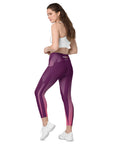 Purple/Pink Leggings with pockets