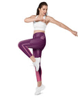 Purple/Pink Leggings with pockets