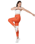 Outrageous Orange Leggings with pockets