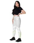 Grey/Lime Leggings with pockets