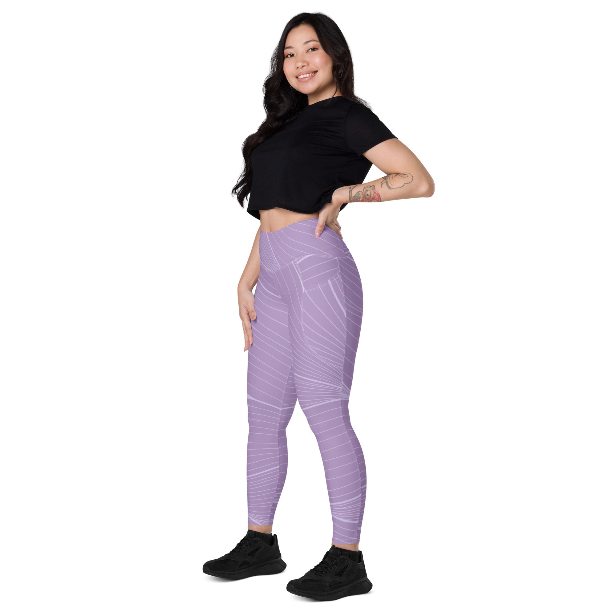 Lavender Leggings with pockets