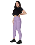 Lavender Leggings with pockets