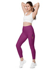 Eggplant Leggings with pockets