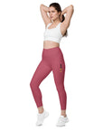 Hippie Pink Leggings with pockets