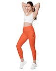 Outrageous Orange Leggings with pockets