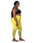 Yellow/Black Leggings with pockets