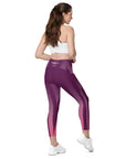 Purple/Pink Leggings with pockets