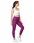 Eggplant Leggings with pockets