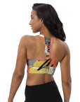 Paint Over Longline sports bra