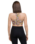 Pink Cheetah sports bra