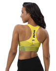 Yellow/Black sports bra