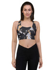 Abstract sports bra