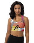 Paint Over Longline sports bra