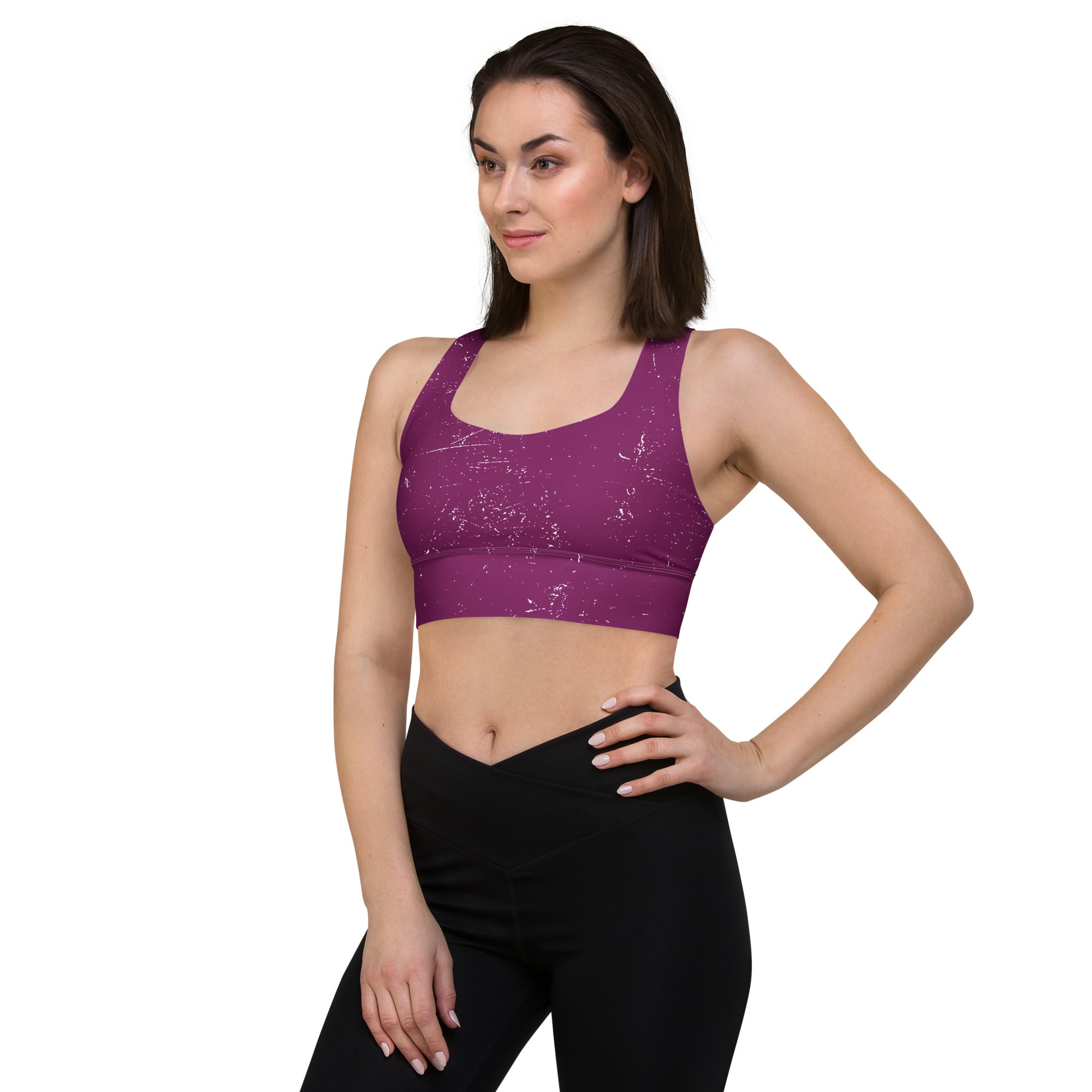 Violet sports bra