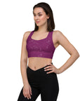 Violet sports bra