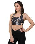 Abstract sports bra