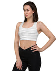 White/Grey sports bra