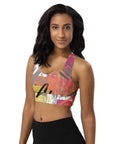 Paint Over Longline sports bra