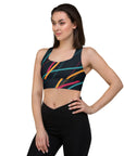 Colored Lines sports bra