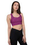 Violet sports bra