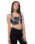 Abstract sports bra