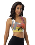 Paint Over Longline sports bra