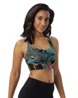 Color Swirl sports bra