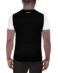 Black/White Men's Athletic T-shirt